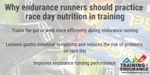 Race day nutrition for runners
